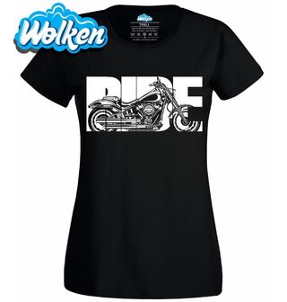 Dámské tričko Motorkář RIDE.jpg