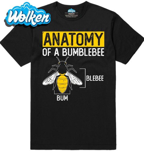 Obrázek produktu Pánské tričko Popis Čmeláka Anatomy of a Bublebee