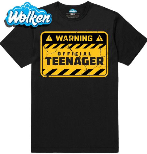 Obrázek produktu Pánské tričko Pozor, teenager! Warning: Official Teenager