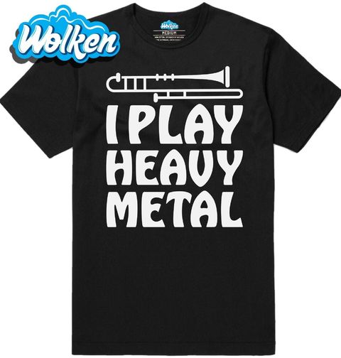 Obrázek produktu Pánské tričko Metalový Trombon I Play Heavy Metal