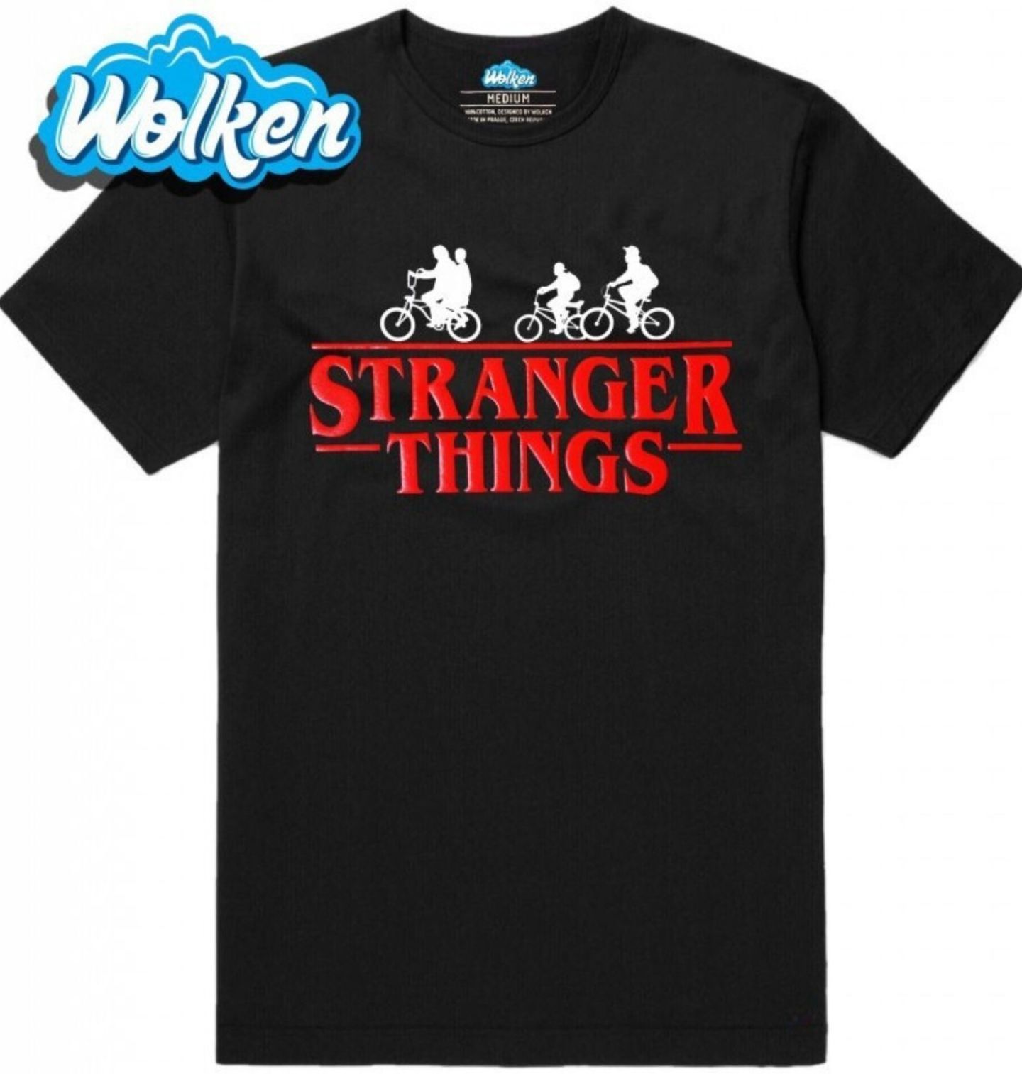 Pánské tričko Stranger Things Bike Adventure (Skladem S-5XL).jpg