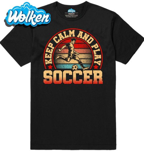 Obrázek produktu Pánské tričko Zachovej klid a hraj fotbal