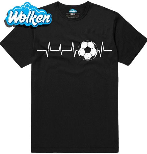Obrázek produktu Pánské tričko Vintage Kardiogram a Fotbal