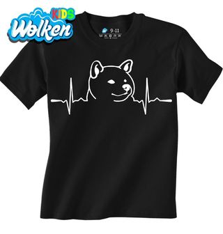 Dětské tričko Kardiogram a Shiba-Inu.jpg