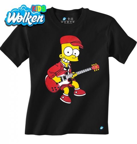 Obrázek produktu Dětské tričko Bart Young Electric Guitar Bart Simpson s Kytarou 