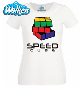 Dámské tričko  Složená Rubikova kostka Speed Cube.jpg