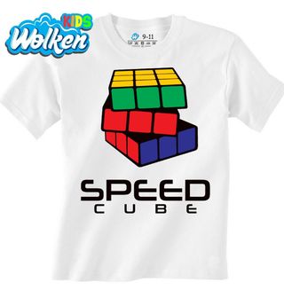 Dětské tričko Složená Rubikova kostka Speed Cube.jpg