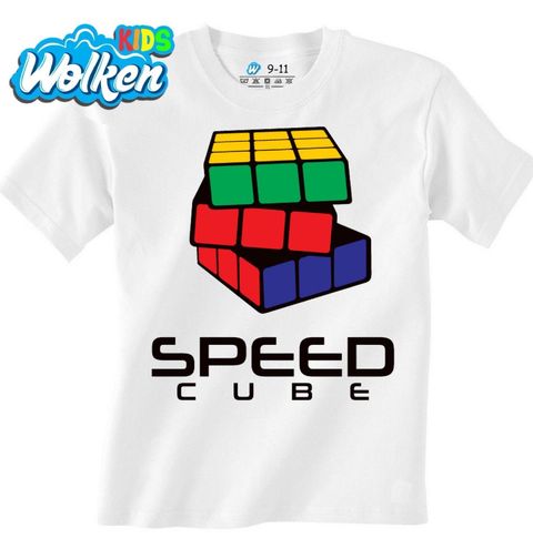 Obrázek produktu Dětské tričko Složená Rubikova kostka Speed Cube