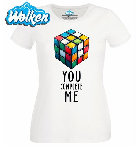 Obrázek produktu Dámské tričko Rubikova kostka You Complete Me