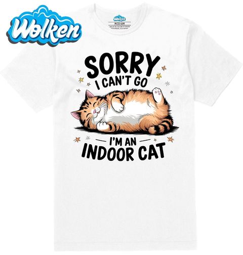 Obrázek produktu Pánské tričko Bytová Kočka I'm an indoor cat