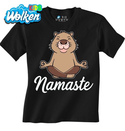 Obrázek produktu Dětské tričko Meditující Kapybara Namaste