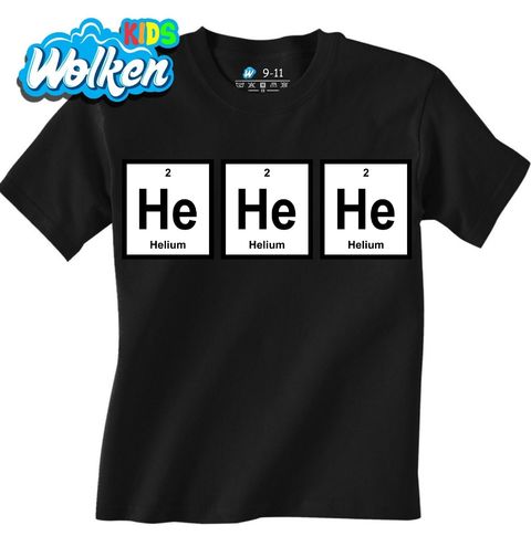 Obrázek produktu Dětské tričko Chemické prvky He He He