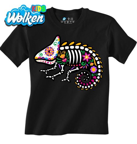 Obrázek produktu Dětské tričko Mexická Kostra Chameleona