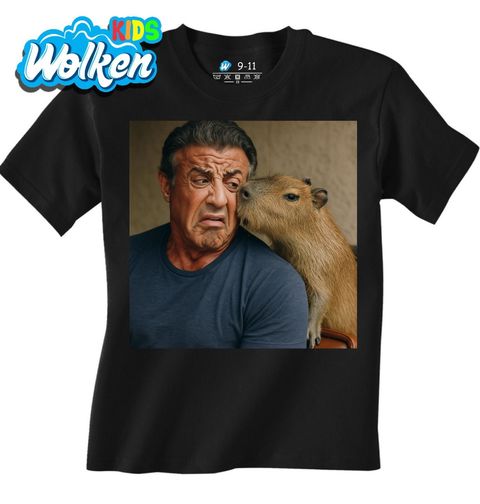 Obrázek produktu Dětské tričko Sylvester Stallone a Kapybara