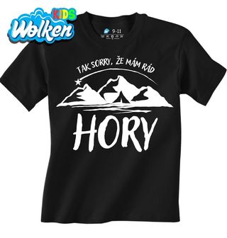 Dětské tričko Tak sorry, že mám rád hory.jpg