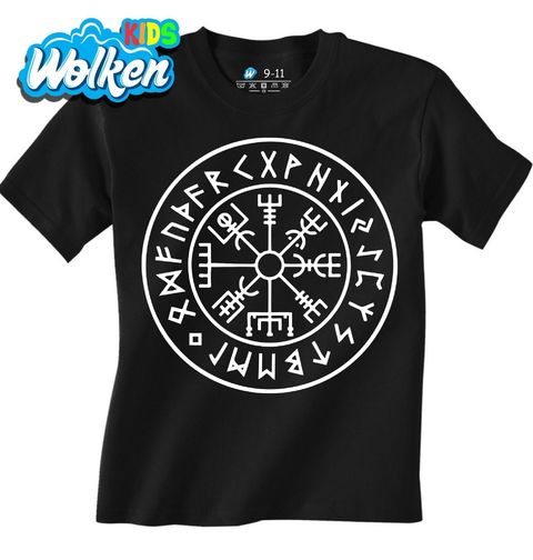 Obrázek produktu Dětské tričko Vegvísir - Vikingský kompas
