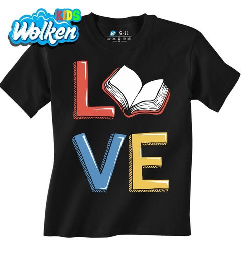 Obrázek produktu Dětské tričko Láska v knihách LOVE Books