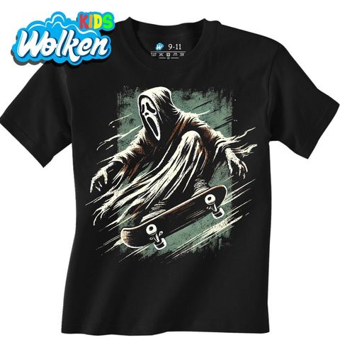 Obrázek produktu Dětské tričko Ghostface na Skateboardu