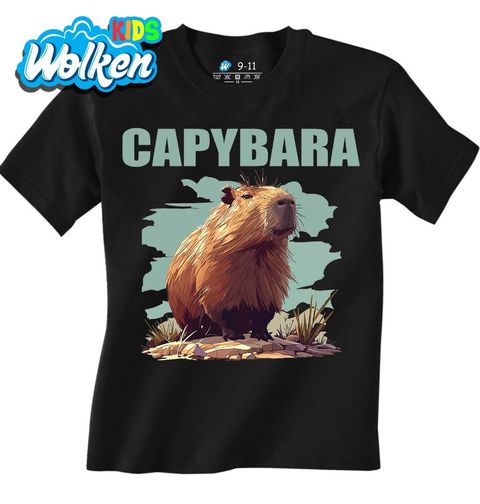 Obrázek produktu Dětské tričko Kapybara na výletě