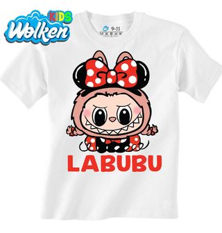 Dětské tričko Červený Labubu s Mašlí.jpg