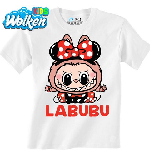 Obrázek produktu Dětské tričko Červený Labubu s Mašlí