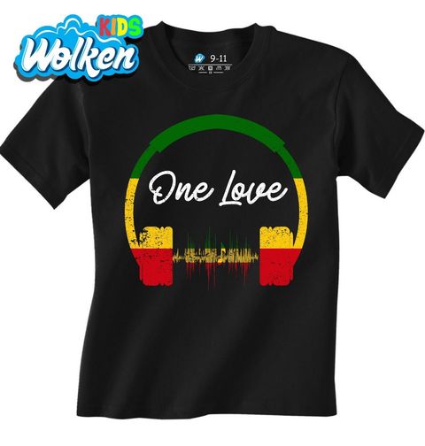 Obrázek produktu Dětské tričko Sluchátka Míru One Love