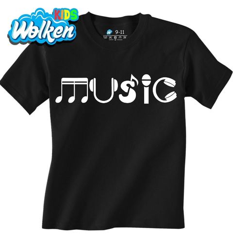 Obrázek produktu Dětské tričko Hudební Prvky Music