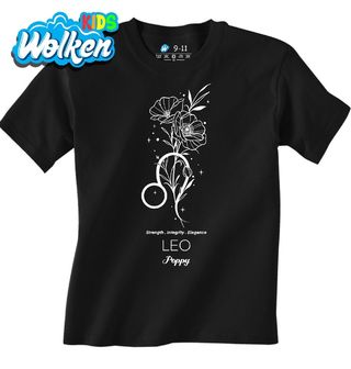 Dětské tričko Horoskop Lev Květina Osudu Mák.jpg