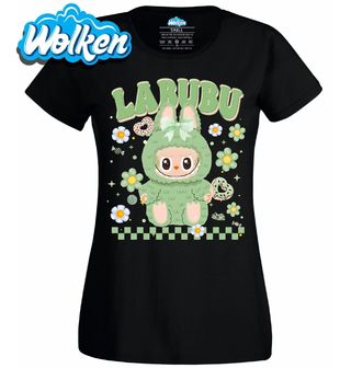 Dámské tričko Zelený Labubu.jpg
