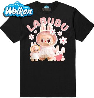Pánské tričko Růžové Labubu Princezny.jpg