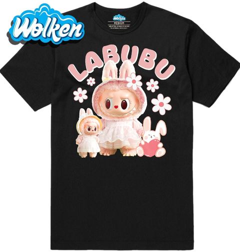 Obrázek produktu Pánské tričko Růžové Labubu Princezny