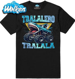 Pánské tričko Žraločí Monster Truck Tralalero Tralala.jpg