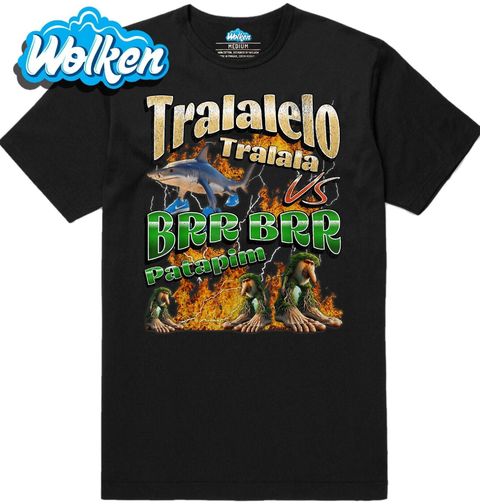 Obrázek produktu Pánské tričko Souboj Tralalelo vs. Brr Brr Patapim