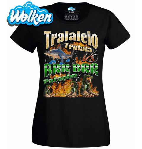 Obrázek produktu Dámské tričko Souboj Tralalelo vs. Brr Brr Patapim