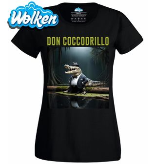 Dámské tričko Italský Brainrot Don Coccodrillo.jpg