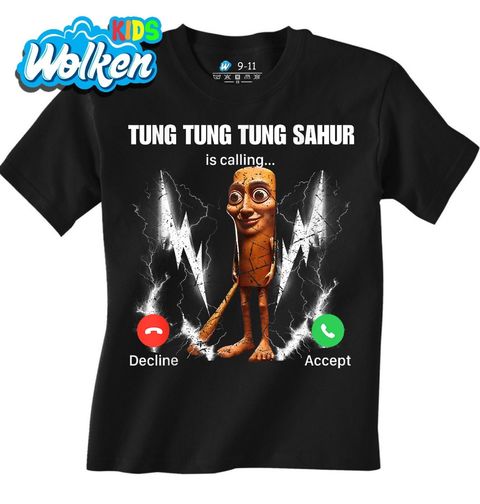 Obrázek produktu Dětské tričko Tung Tung Tung Sahur volá Phone Call