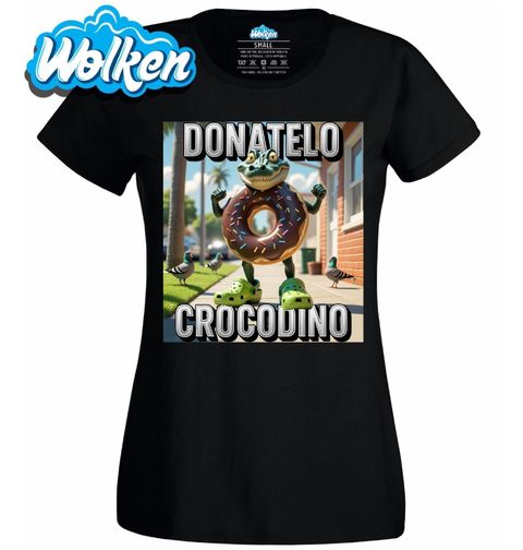 Obrázek produktu Dámské tričko Krokodýl v Donutu Donatelo Crocodino