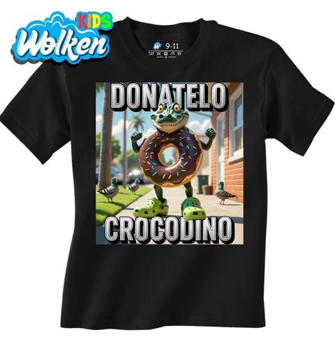 Obrázek produktu Dětské tričko Krokodýl v Donutu Donatelo Crocodino