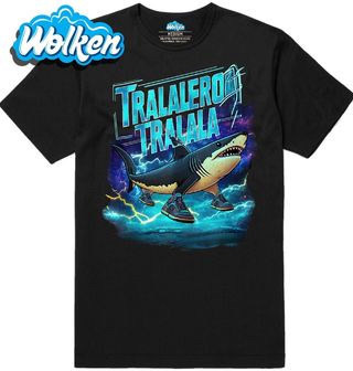 Pánské tričko Kosmický žralok Tralalero Tralala.jpg