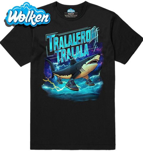 Obrázek produktu Pánské tričko Kosmický žralok Tralalero Tralala
