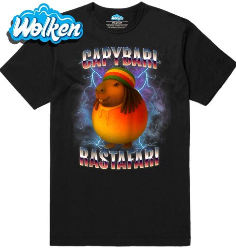 Obrázek produktu Pánské tričko Italský Brainrot Capybari Rastafari