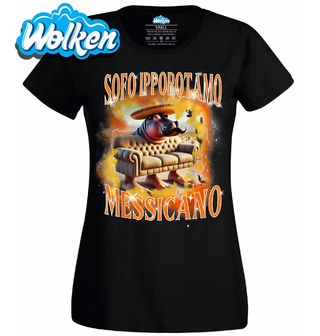Dámské tričko Italský Brainrot Sofo Ippopotamo Messicano.jpg