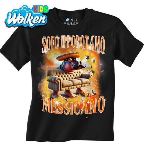 Obrázek produktu Dětské tričko Italský Brainrot Sofo Ippopotamo Messicano