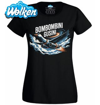 Dámské tričkoLetící Husa Bombombini Gusini.jpg