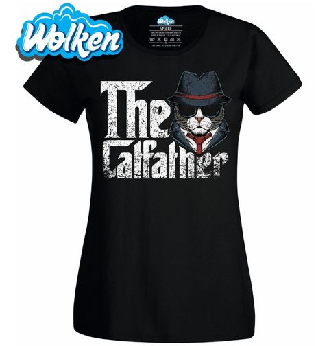 Obrázek produktu Dámské tričko The Catfather Kmotr Kočka z Podsvětí
