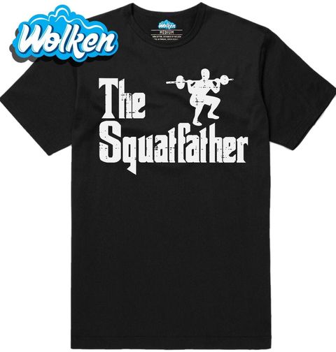 Obrázek produktu Pánské tričko The Squatfather Kmotr Dřepů