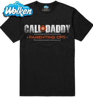 Pánské tričko Táta na Misi Call of Daddy Parenting Ops.jpg