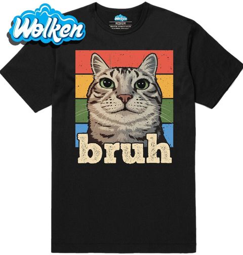 Obrázek produktu Pánské tričko Mourovatá Kočka Cat Bruh