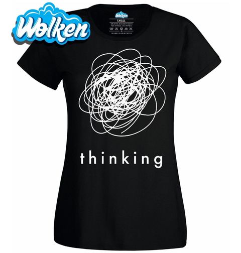 Obrázek produktu Dámské tričko Přemýšlím Thinking