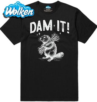 Pánské  tričko Bobr Dam It!.jpg